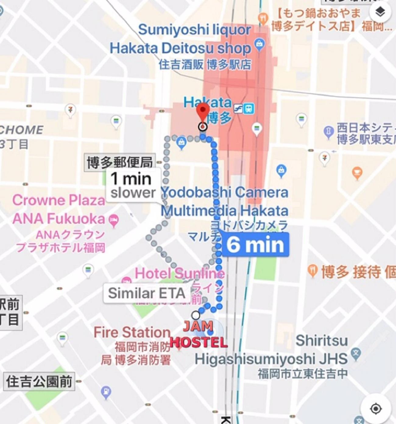 Jam Hostel Hakata Station Front Semi-Private Room With Shared Bathroom - Vacation Stay 61445 Fukuoka  Luaran gambar